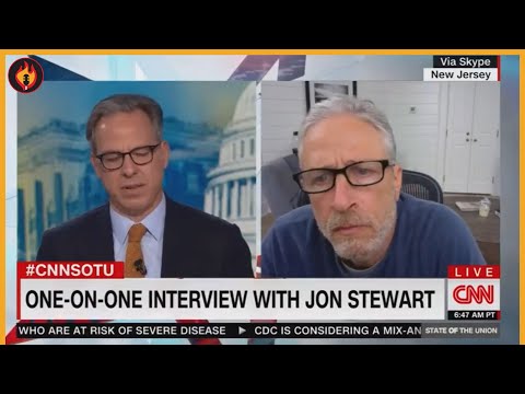 Jon Stewart Calls Out CNN TO ITS FACE for Divisive Coverage