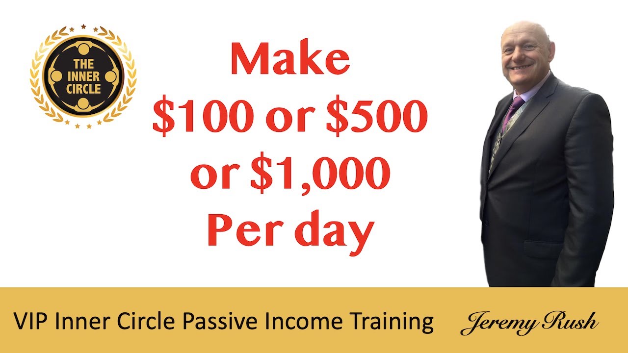 How to make $100 dollars a day passive income | $1,000s - YouTube