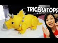 How to Make Fondant Triceratops Dinosaur | Fondant Dinosaur | Dinosaur Cake Topper