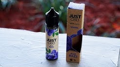 JustCBD Blue Razz CBD Vape Juice Review!