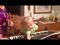 Throwback Thursday: Audrey singing and "playing" the piano when she was a toddler!