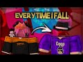 Everytime I Fall, I Switch ACCOUNTS With Tower Of Hell Youtubers!