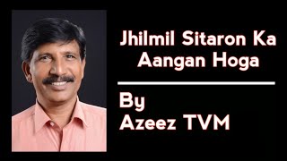 Jhilmil Sitaron Ka Aangan Hoga - Full Duet Song Azeez Tvm