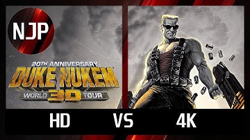 HD vs 4K | Duke Nukem 3D 20th Anniversary Edition World Tour Official Launch | NJ Playthroughs