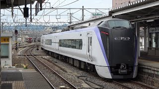 E353系S201編成疎開返却回送　長野にて