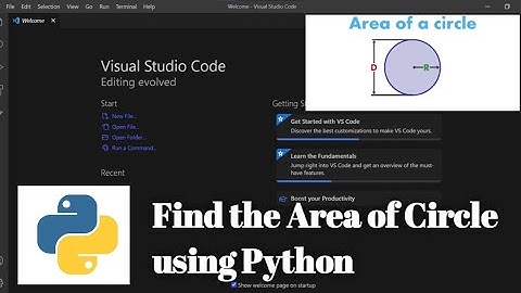 Find Area of Circle using Python.. ||Python Programming||CodingWithQbasic