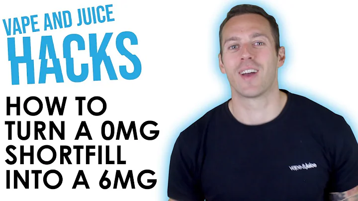 Enhance Your Vaping: Turn a 0MG Shortfill into a 6MG with These Hacks