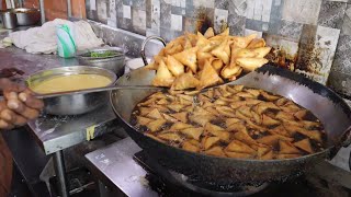 Best Crispy Corn Samosa for Rs 30/- | Famous Samosa Factory Hyderabad | Indian Street Food