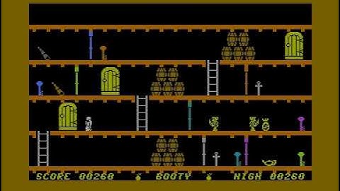RoePipi plays Booty (Commodore 16 / Plus4, VICE emulator)
