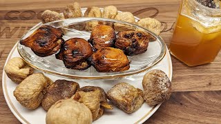How to prepare and eat dried figs - 2 ways - baked and no-bake - both easy and delicious!