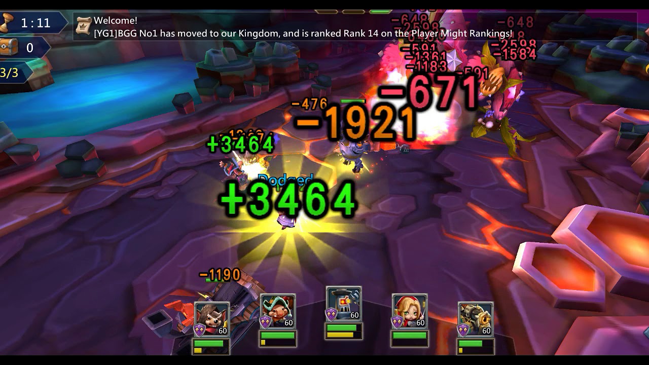 Lords Mobile || Clear Steambot Stage 6