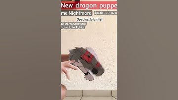 Thumbnail of New dragon puppet Special 1,1k subs#dragonpuppet #puppetdragon #dragons #puppets #art