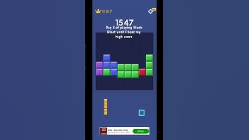 #blockblast day 3 of playing block blast until I beat my high score #shorts