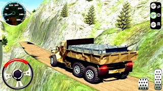 Offroad Military Truck Driving Game - US Army Transporter Driver 3D - Android GamePlay screenshot 4