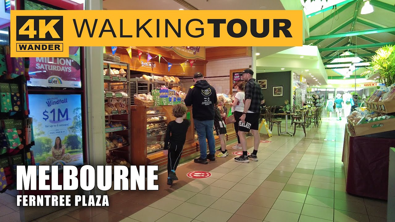 Ferntree Plaza Walking Tour in Melbourne, Australia (4K 60fps)