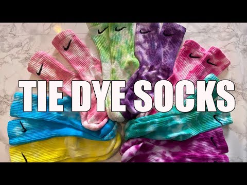 Tie Dye Socks: 3 Easy Fun Patterns - Tie Dye And Teal