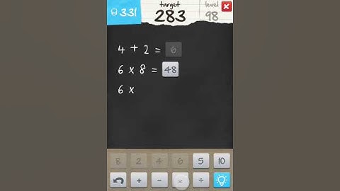 6 Numbers by Brainbow Answers Level 98