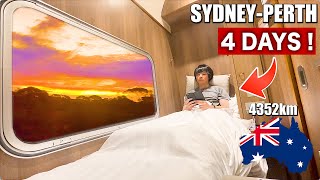 🇦🇺Riding Australia's Most Luxurious Sleeper Train from Sydney to Adelaide || The Indian Pacific