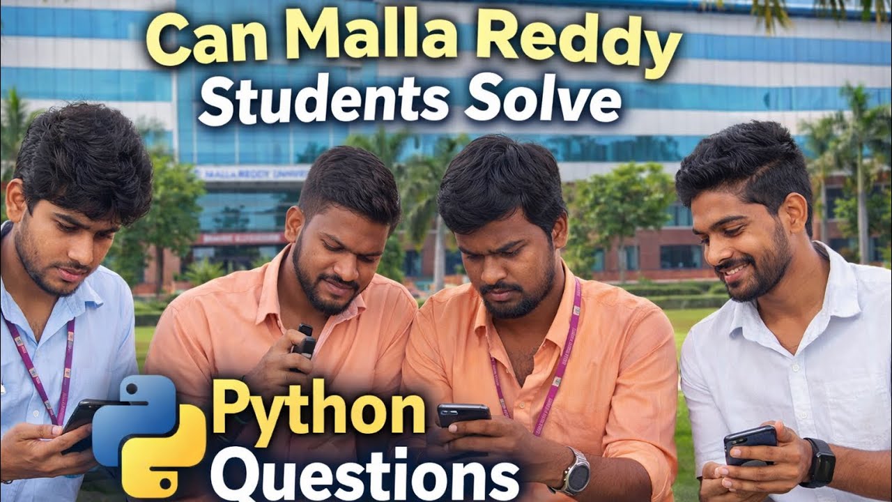 Can Malla Reddy Students Answer Python Questions?