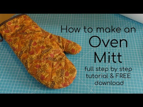 Quilted Oven Mitt Tutorial - QA Creations
