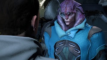 Mass Effect Andromeda - Jaal: first dialogue on Tempest (general options)