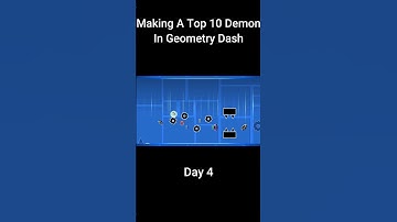 Day 4 Of Making A Top 10 Demon In Geometry Dash  #geometrydash #gddemon #gd  #gdlevels #gaming