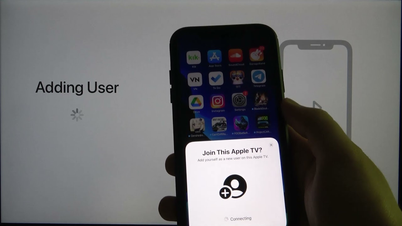 How to Add a New User on APPLE TV 4K - Create a New Account on APPLE  Streaming Device - Video Guide - YouTube