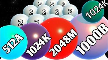 Ball Run 2048 vs Roll Crowd - New Update Math Games (ASMR, Max Level) All Infinity 