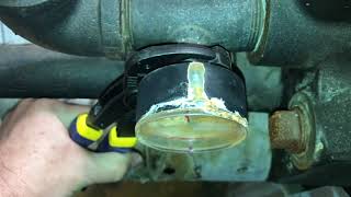 Changing the tridicator gauge in my boiler