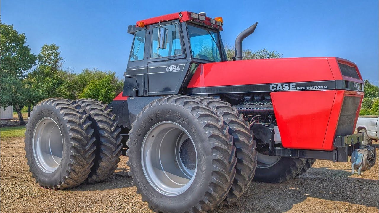 Rare Case 4994 tractor – V8 Cold Start – The cleanest one you'll ever ...