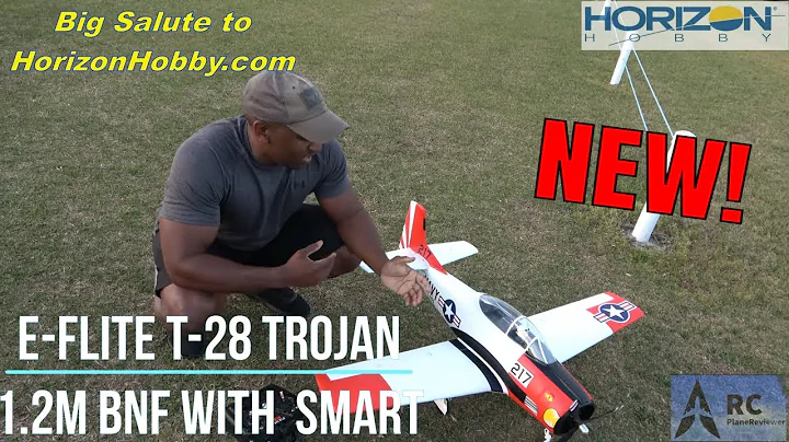 Witness the Jaw-Dropping Maiden Flight of the E-flite T-28 Trojan 1.2m! #rc #rcplane #aeroplane