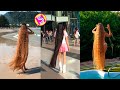Girls With Extremely Long Hair New Real Life Rapunzels Musically Compilation 2023 