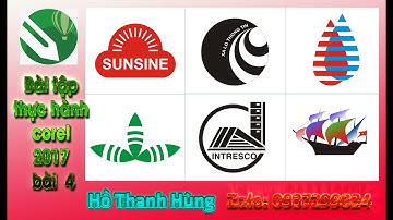 Bài tập thực hành corel bài 4 | Coreldraw cơ bản cấp tốc