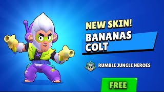 I Got Bananas Colt for FREE!!🤩🍌  - Brawl Stars