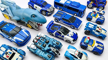 Đồ chơi Ôtô xe cảnh sát cứu hộ Tobot Carbot lắp ráp biến hình - Siêu nhân Robot đại chiến Lego