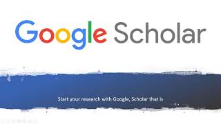 Google Scholar Tutorial
