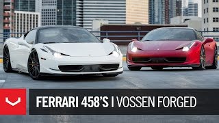 Vossen Forged Ferrari 458's | Novitec Rosso | Precision Series | VPS (4K)