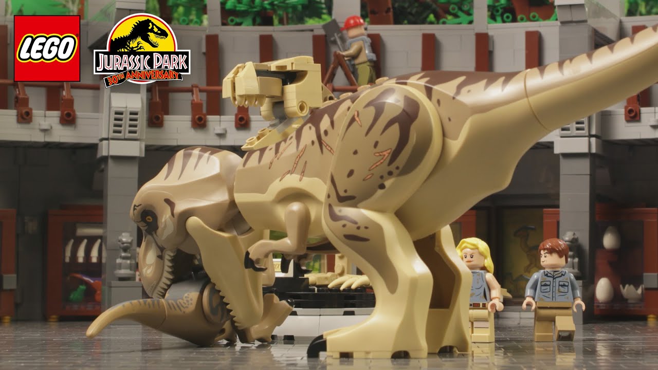 Legendary dinosaur moments  LEGO Jurassic Park 30th anniversary