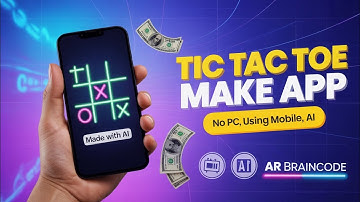 Create Tic Tac Toe Game on Mobile using Ai | Full Game Development Tutorial | AI App Builder 2025