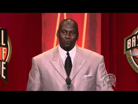 Michael Jordan’s Basketball Hall of Fame Enshrinement Speech