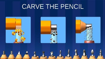 Carve The Pencil - Gameplay Android, iOS