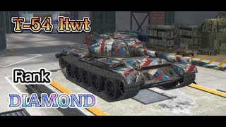 T-54 ltwt - RANK DIAMOND - World of Tanks Blitz ( WoT Blitz )