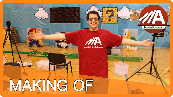 Making of - Super Mario in 25,000 Dominoes!