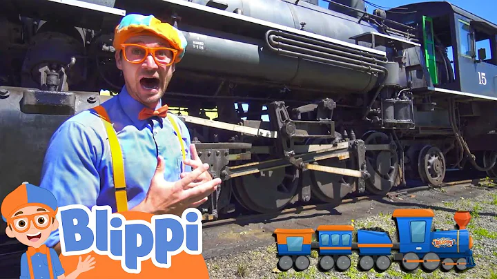 Blippi Explores A Steam Train | Learning Trains For Kids