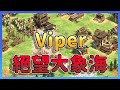 【世紀帝國2決定版】Viper黑森林開農出關，大象海登場即絕望！