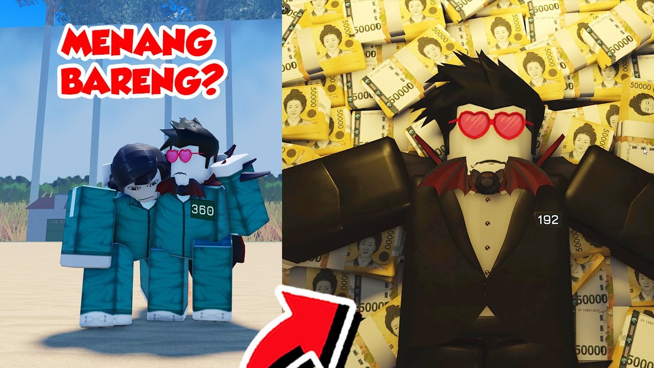 AKU MENANG DI GAME SQUIDGAME PALING VIRAL DAN DAPET SECRET ENDING ABOLUTE CINEMA!!! - INK GAMES