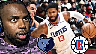 Los Angeles Clippers vs Memphis Grizzles FULL HIGHLIGHTS (REACTION)