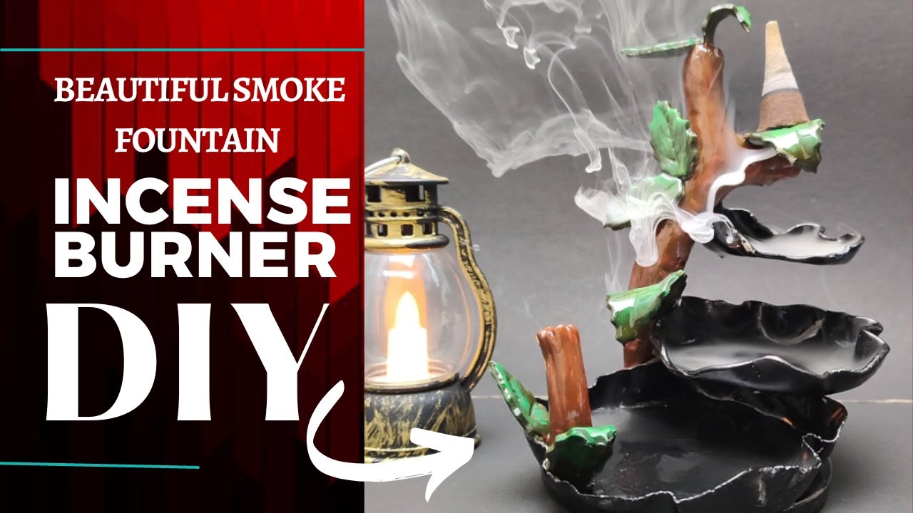 Beautiful Smoke Fountain Easy Incense Burner DIY Backflow