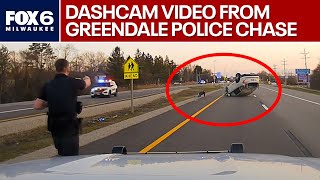 Dashcam video: Greendale police chase ends in crash | FOX6 News Milwaukee