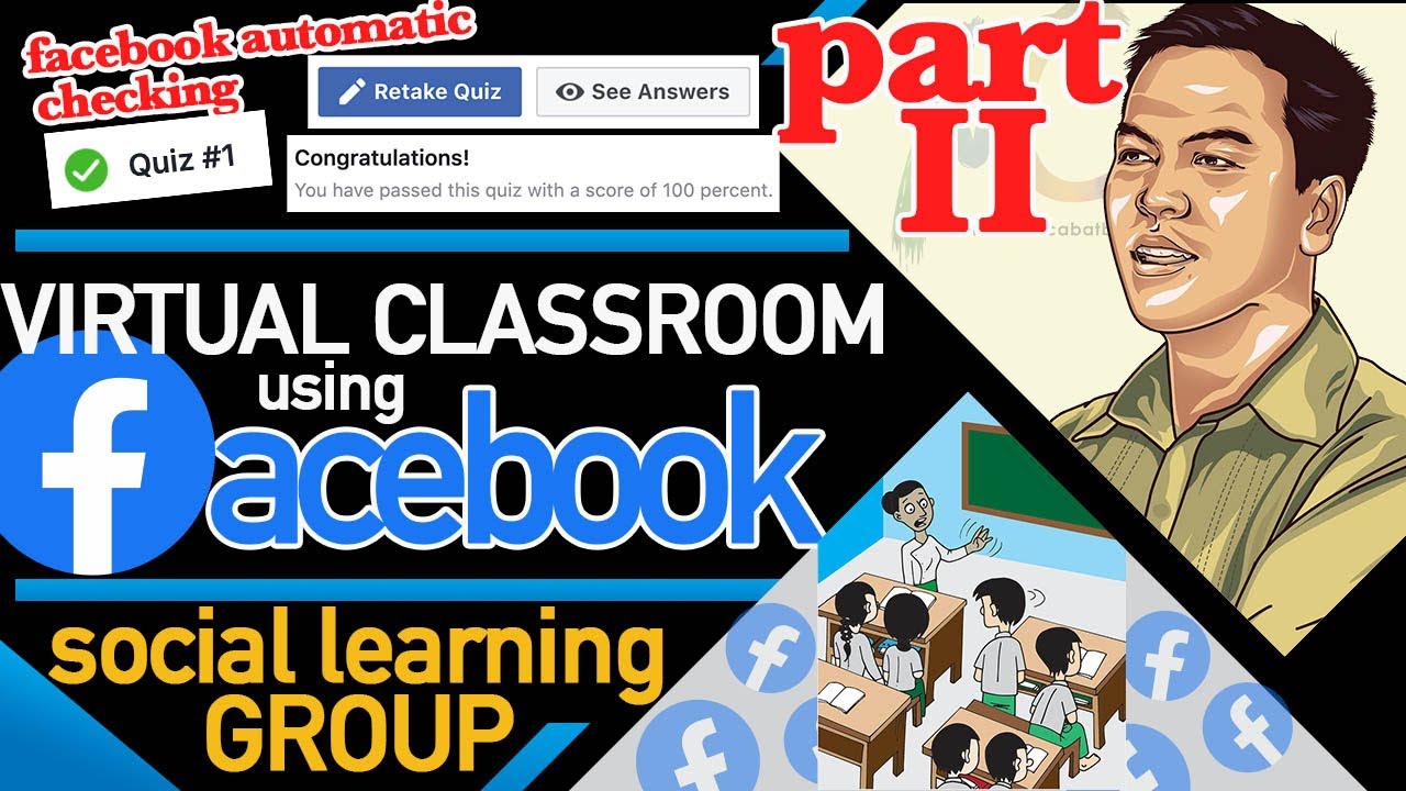 Create Quiz on Facebook Social Learning Group